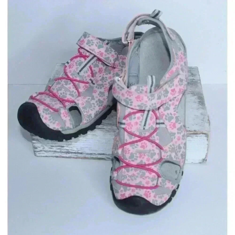 Animal Rescue Walking Paws Sport Vegan Sandals Dog & Cat Paws Women's Size 10 - Picture 2 of 12